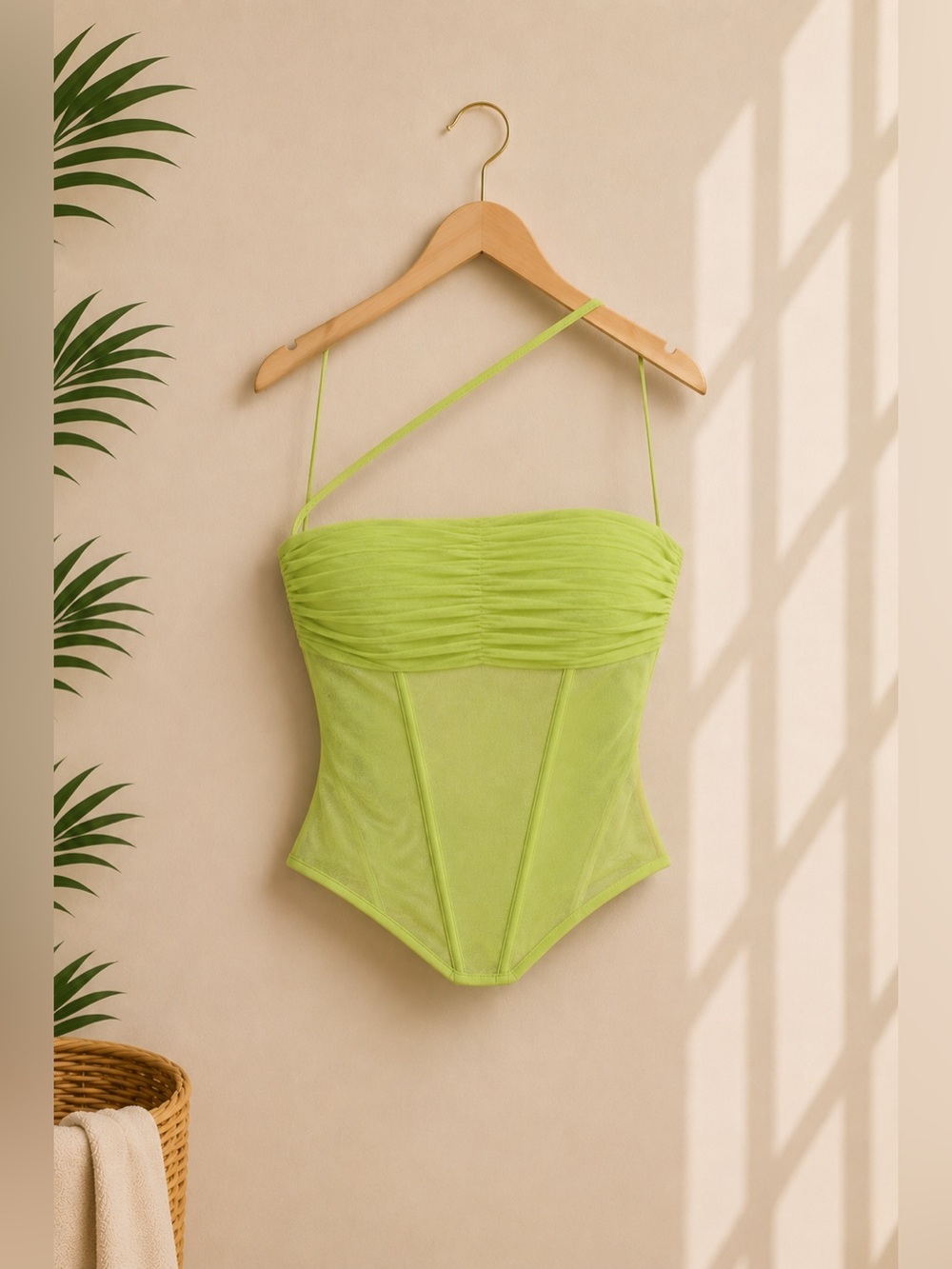 Elegant Green Women's Top